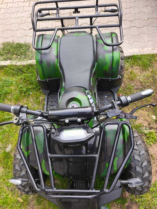ATV electric HECHT 56150 Army aproape nou, garanție 2 ani + husă cadou