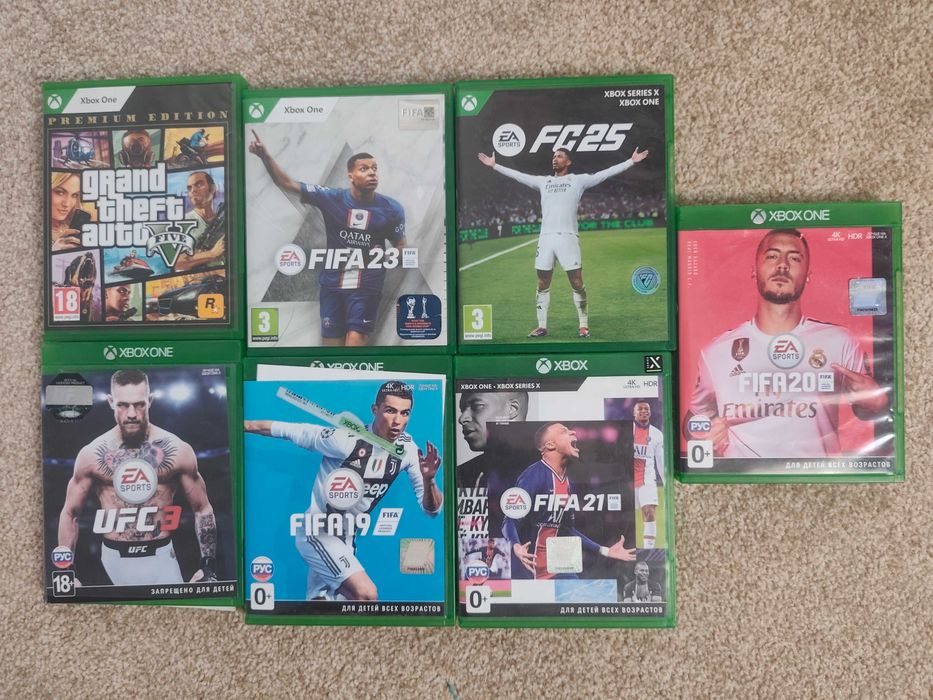 Приставка XBox с играми