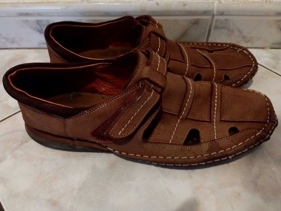 Sandale BADURA, masura 45, piele naturala