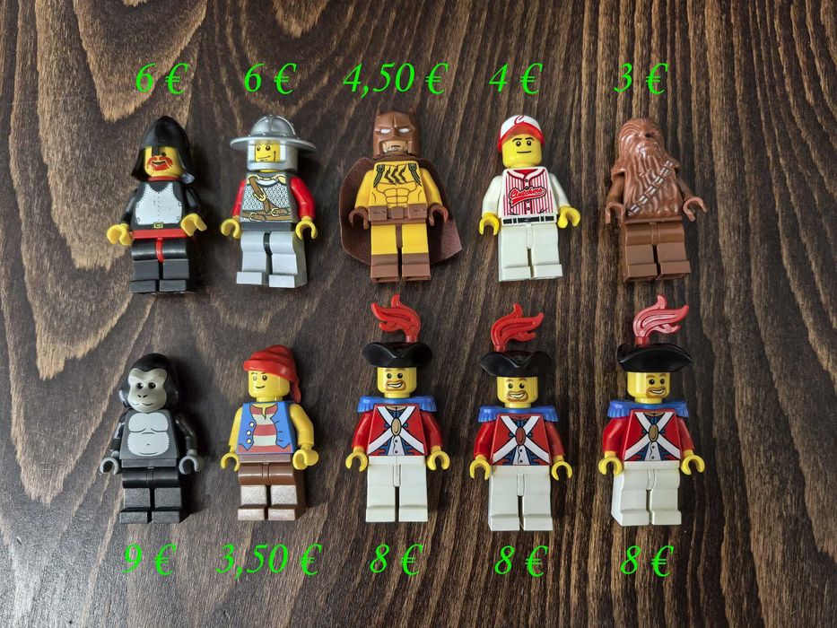 LEGO минифигурки рицари пирати нинджаго космос колекционерски стар уорс уестърн фортнайт властелинът на пръстените други ЧАСТ 2