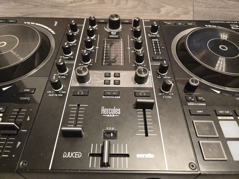Pachet Cotroller Hercules inpulse 500+ monitoare Vonyx SM65 + casti tbone TDJ 1000