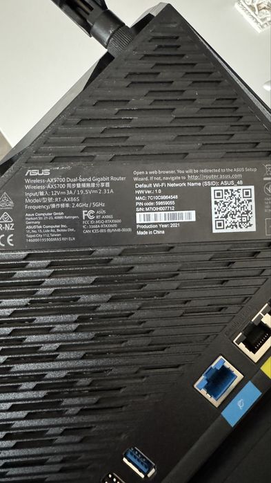 Router Wireless Asus Gigabit Ax86s