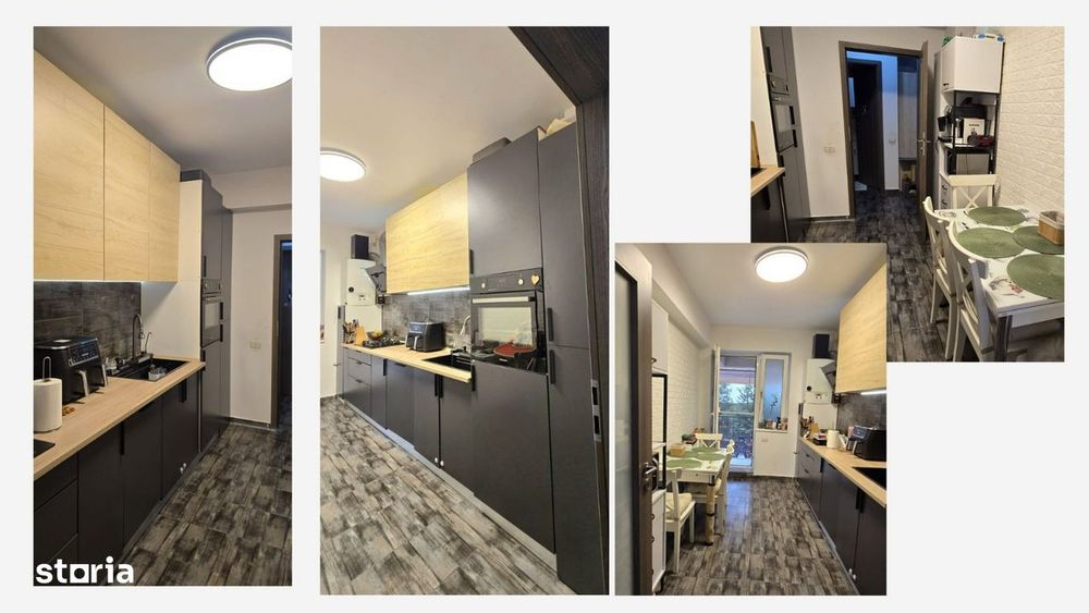 Apartament 3 camere cu  Curte