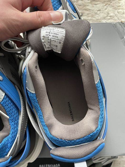 balenciaga track blue