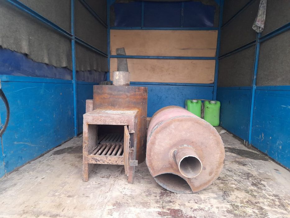 Печ для бани. Котел