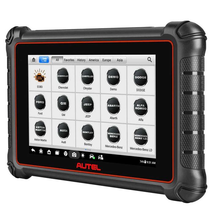 Tester auto profesional AUTEL MK900 Android, display 8 inch, 4GB RAM + 64GB stocare, Codare ECU, Diagnoza Multimarca, 40+ Functii Speciale, Romana