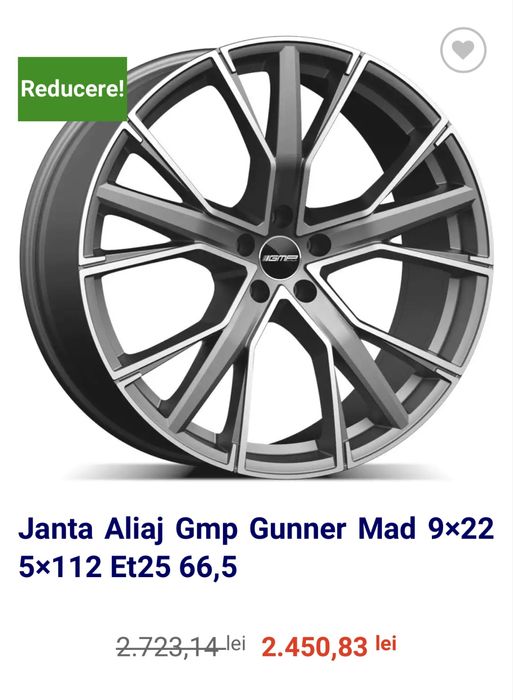 Jante aliaj Audi SQ7 pe 22" / 5x112