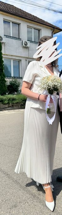 Rochie lungă albă