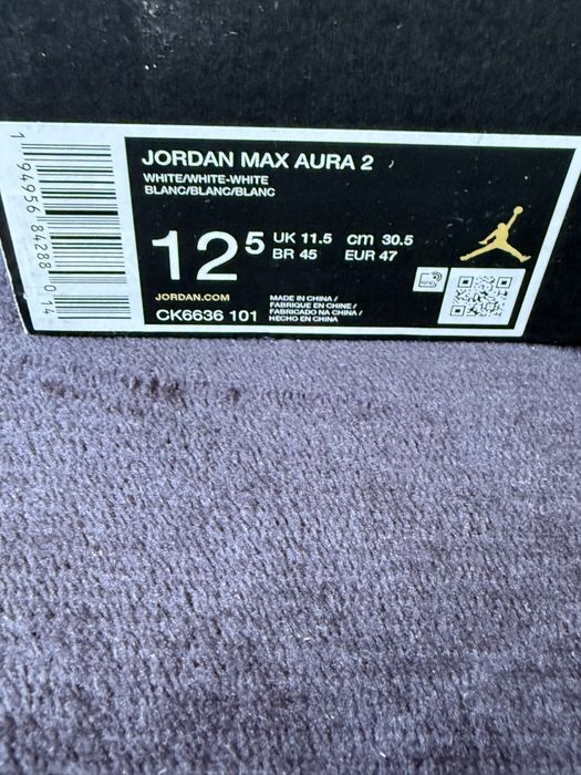 Jordan Max Aura 2 White