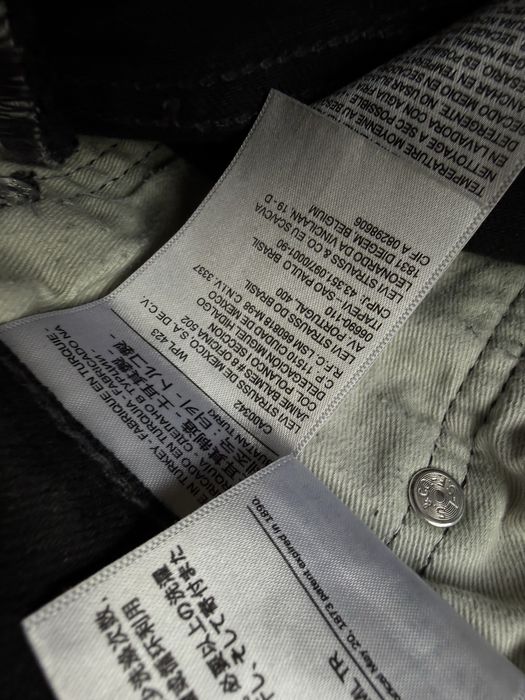 Blugi LEVIS 502 Slim Negru Barbati | Marime 36 x 34 (Talie 96 cm)