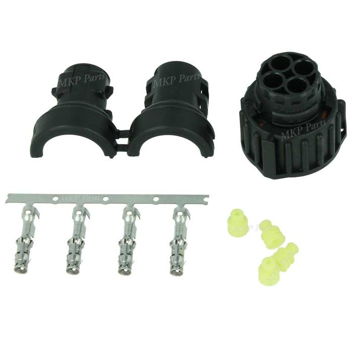 Kit de reparație cablu, 4 pini, contact rotund