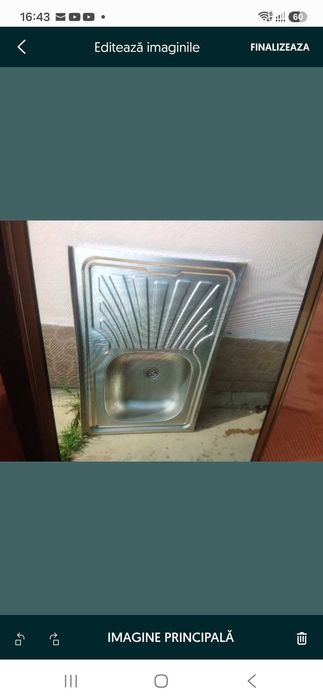 Chiveta inox ,  stare foarte buna , Campina