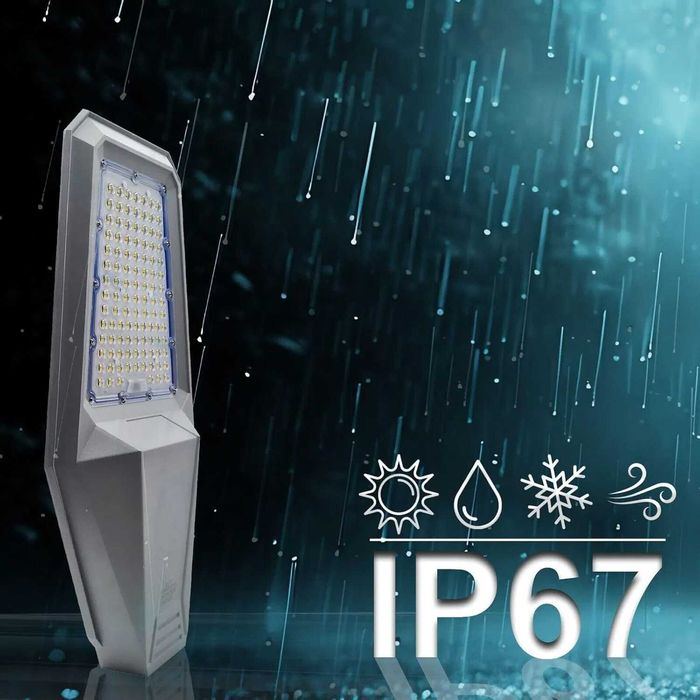 Соларна лампа Jortan Road 400, 600, 1000W дистанционно управление IP67