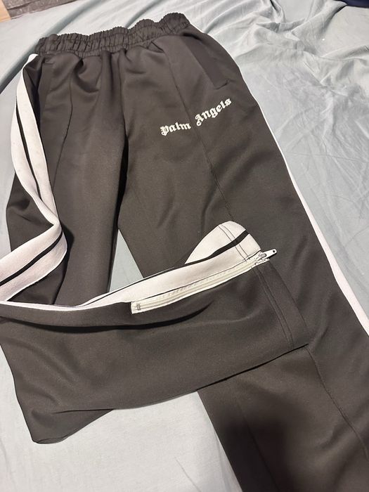 Pantaloni young rich white , palm angels