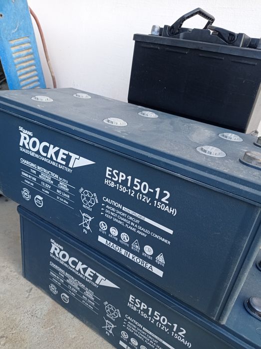 Аккумуляторы гелевые для Юпс Ups 12 вольт 150 ампер час