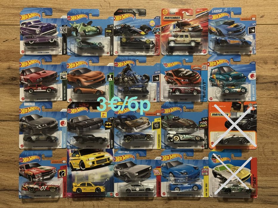 Hot Wheels Fast mainline and silver series