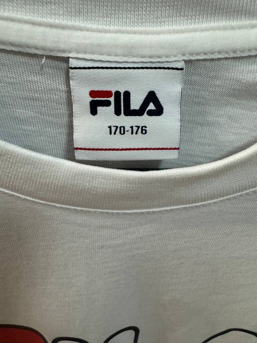 Белая футболка Fila