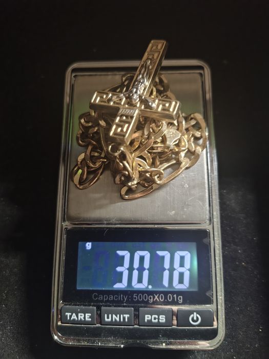 Lanț și brățară aur 14k