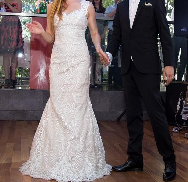 Rochie mireasa, ivory, s-m
