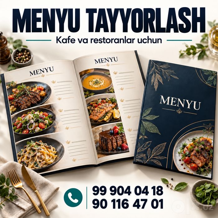 Tashqi va ichki reklama poligrafiya Banner, orakal, bo‘rtma harflar, v