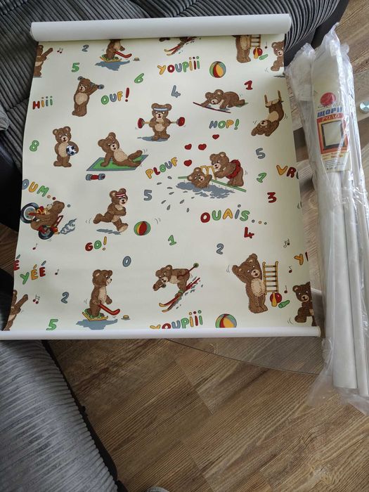 Роло щори Детски десен ,,Мечета”