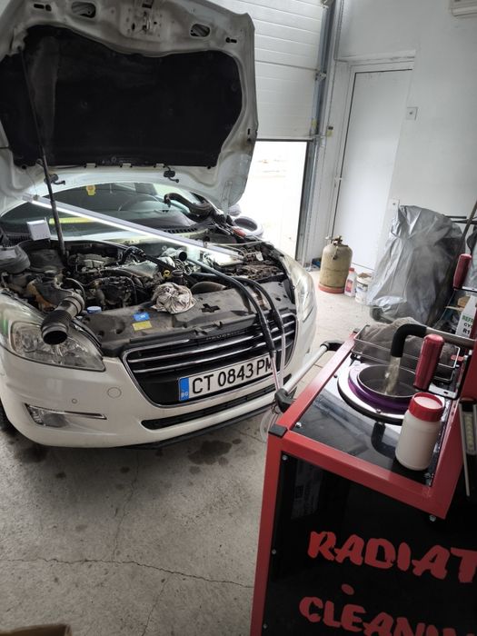 Машинно промиване радиатор парно и фреонови инсталации