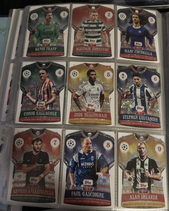 Продавам нови Match attax 25/26 футболни карти. A