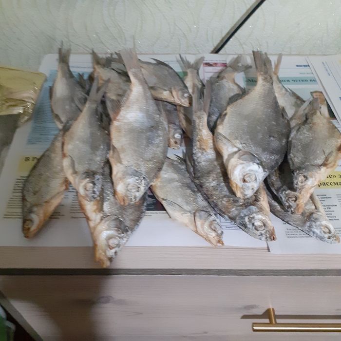 Сушоный лещ, копчёный