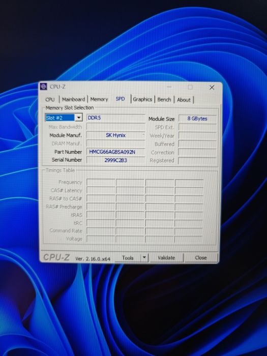 KIT memorie RAM Laptop SK Hynix 16GB DDR5 2x8GB 5600 mhz