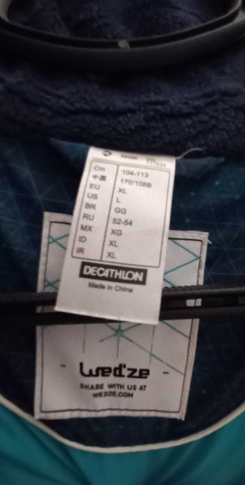 Geacă Ski originală Wed'ze (Decathlon) mas L