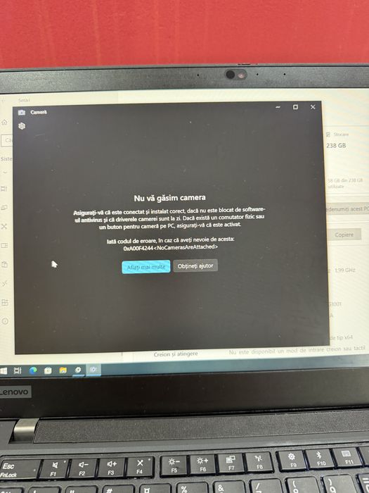 Laptop Lenovo TinkPad T490 i7 16 gb RAM 256 SSD