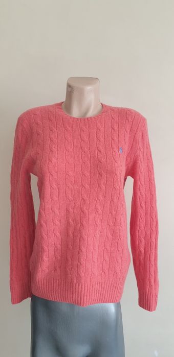 POLO Ralph Lauren Cable Wool / Knit  L - XL ОРИГИНАЛ! Дамски Пуловер