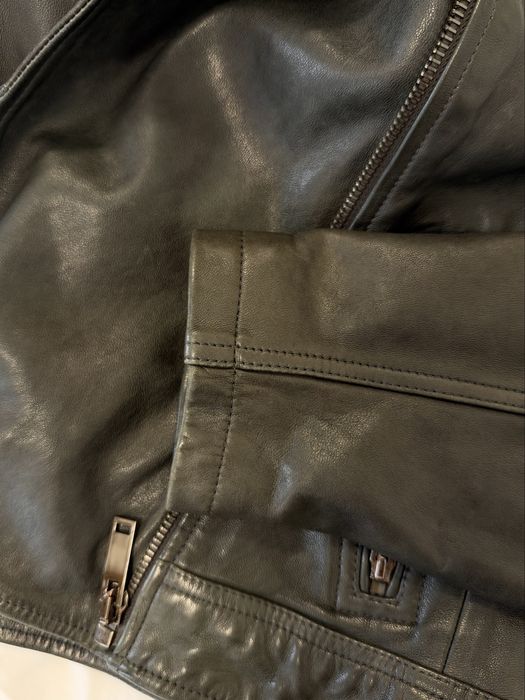 Geacă de piele naturală Massimo Dutti, mărimea L