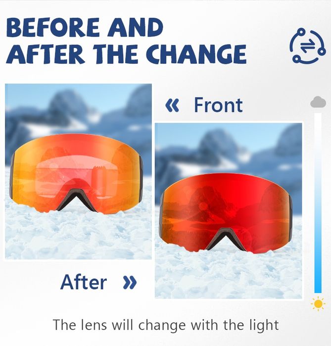 Ochelari heliomati lentilă colorata ski snowboard enduro atv