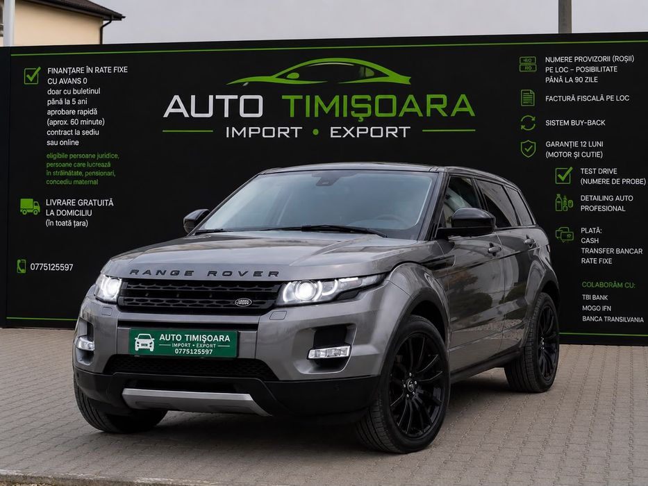 Land Rover Range Rover Evoque TD4 2.0 Diesel 2015 4x4 Garanție Finanțare Livrare Gratuită