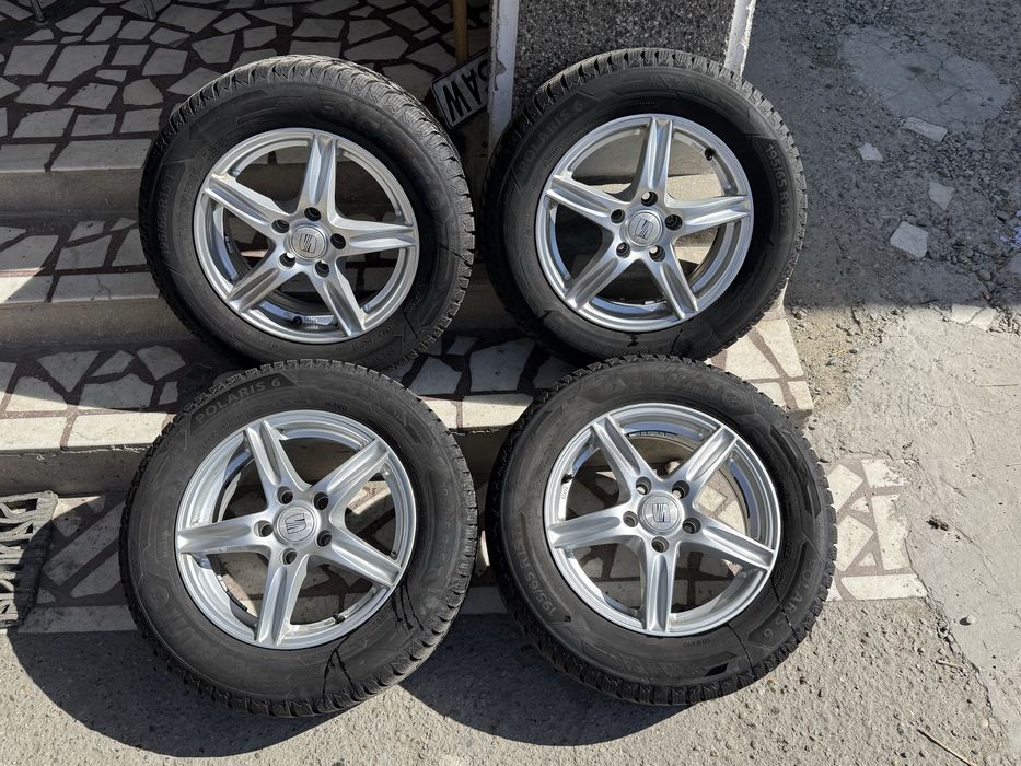 Jante aliaj R15 , 5x112 VW,Audi,Skoda,Seat+ anvelope noi 195/65R15
