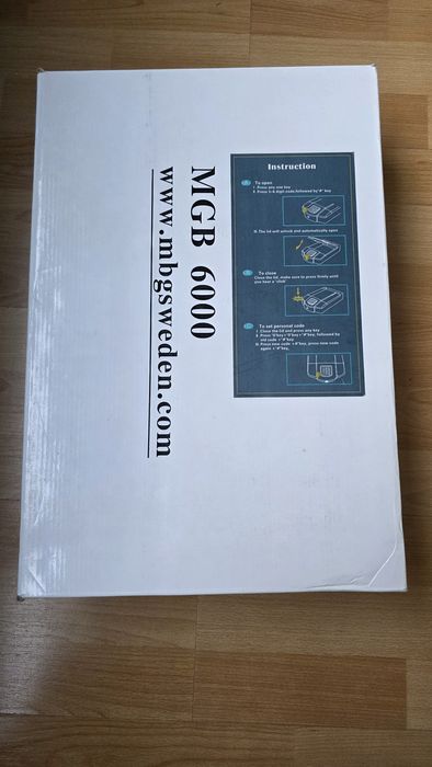 Мобилен сейф каса mgb 6000