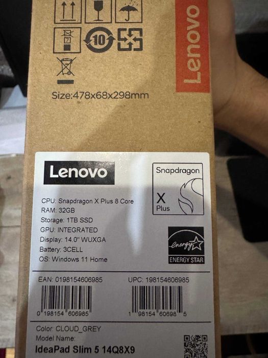 Noutbuk Lenovo IdeaPad Slim | Snapdragon X Plus 8 Core