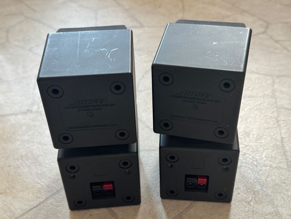 Set 2 boxe Bose Satelit Duble Acoustimass Cube Sistem