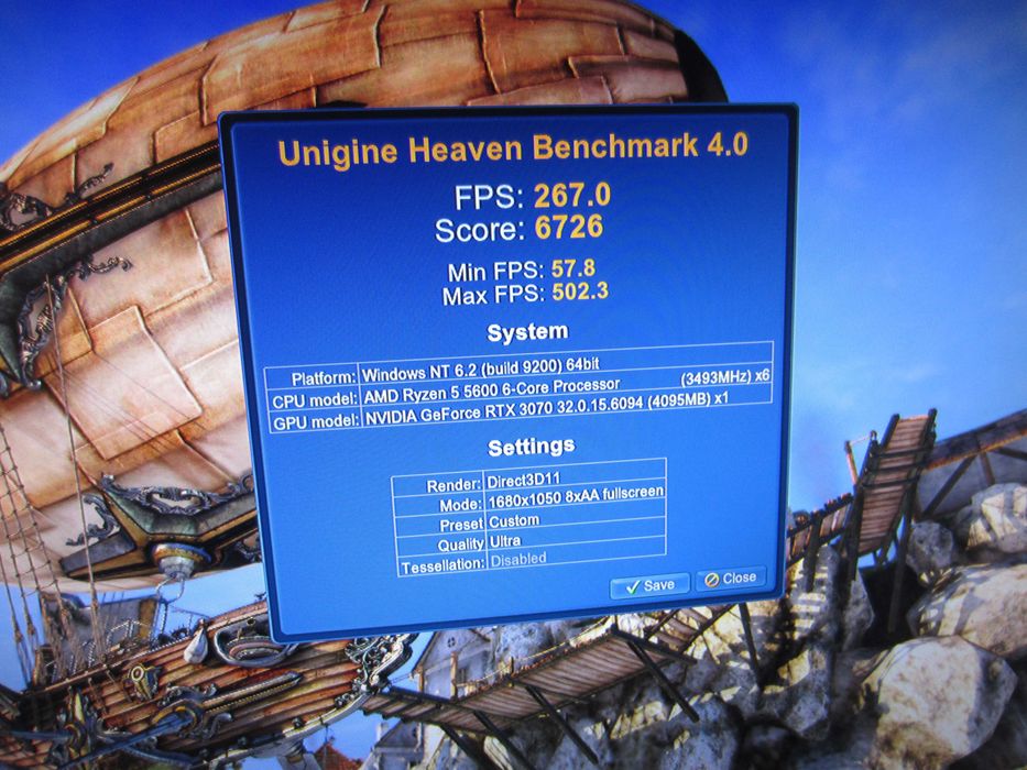 Гейм Ryzen 5 5600, 32GB,  GB  RTX3070,  512GB NVMe,  1TВ HD гаранция