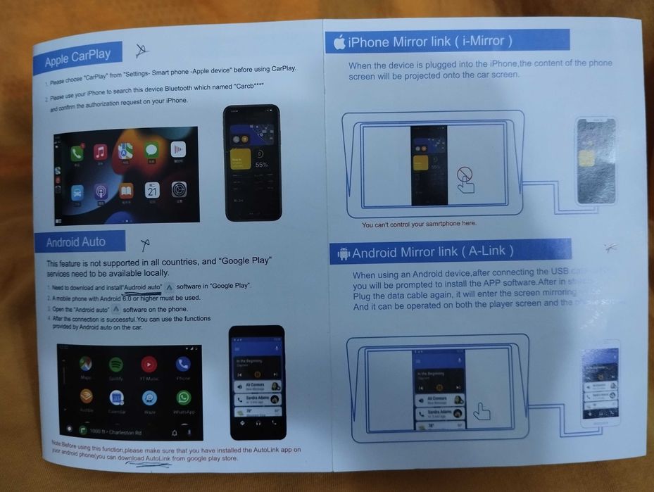 Multimedia player CarPlay android auto