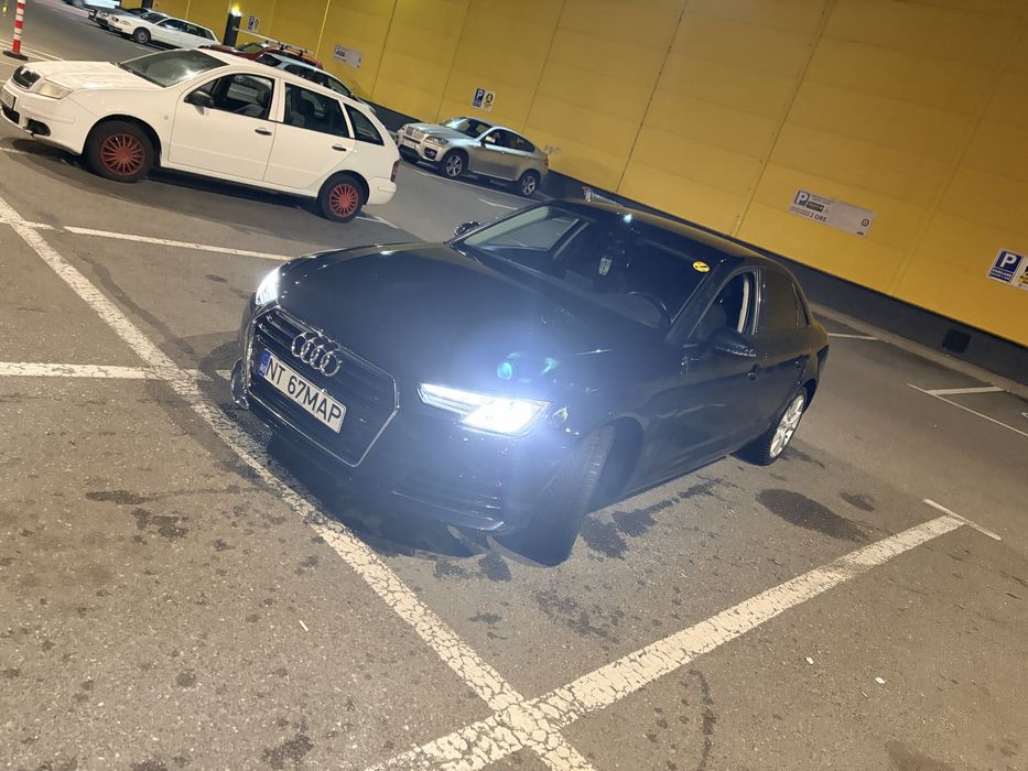 Vând Audi A4 berlină, an fabricație 2017, o mașină elegantă, foarte bine întreținută și gata de drum