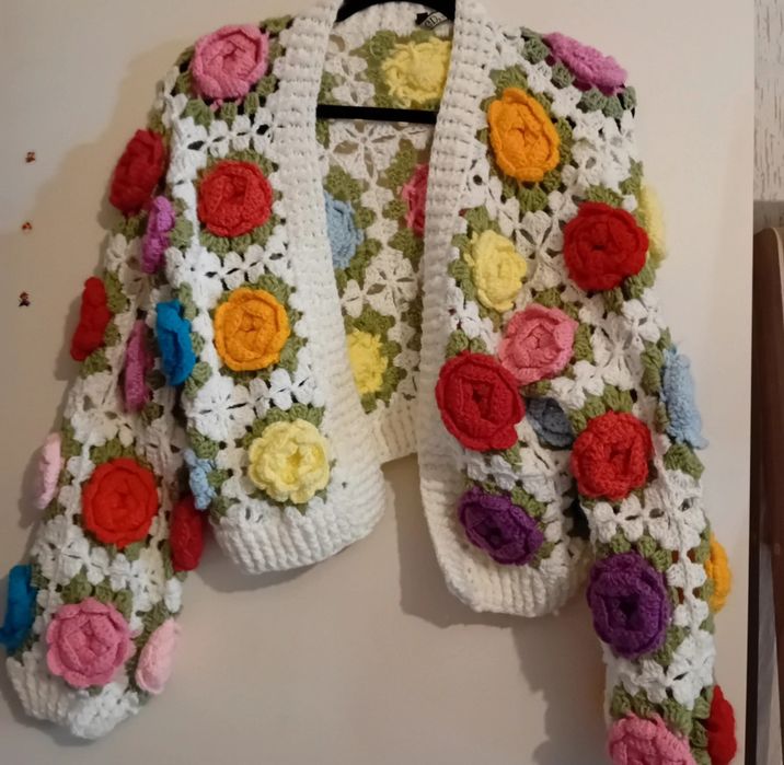 Cardigan croșetat