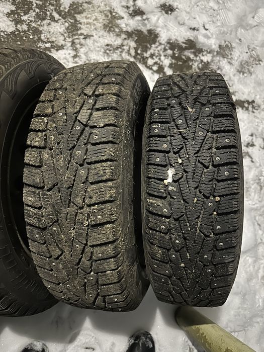 R14 диски с шипованной резиной