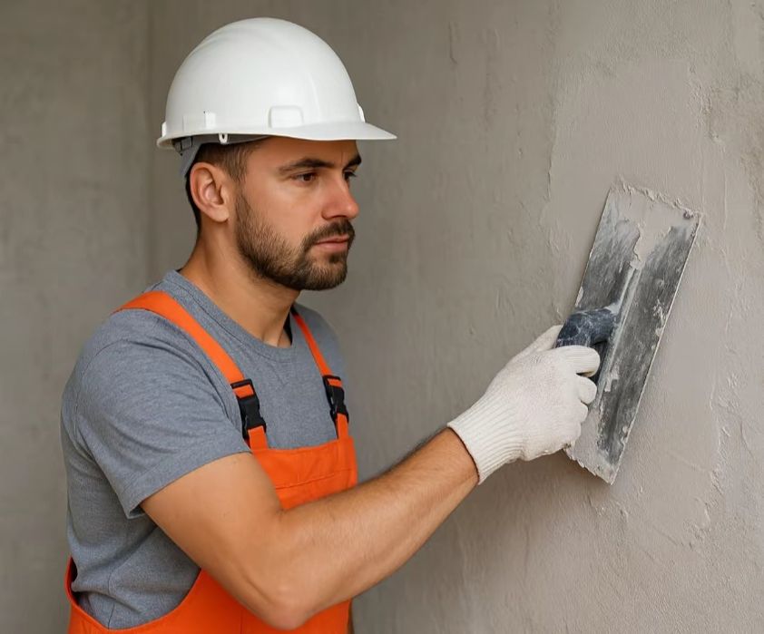 Шпакловка  и  боядисване