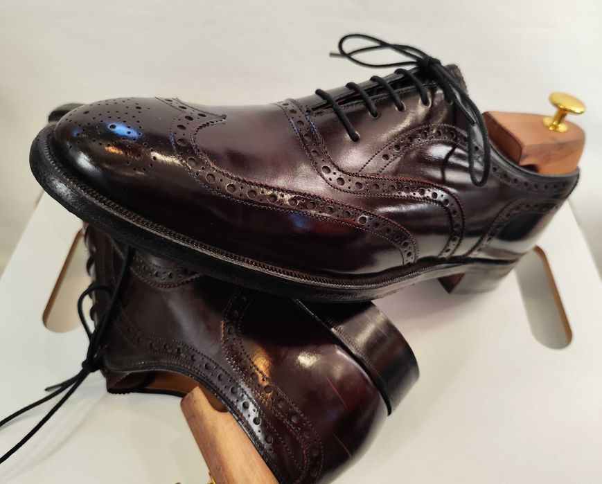 Pantofi oxford brogue 44 44.5 Johnston & Murphy piele naturala