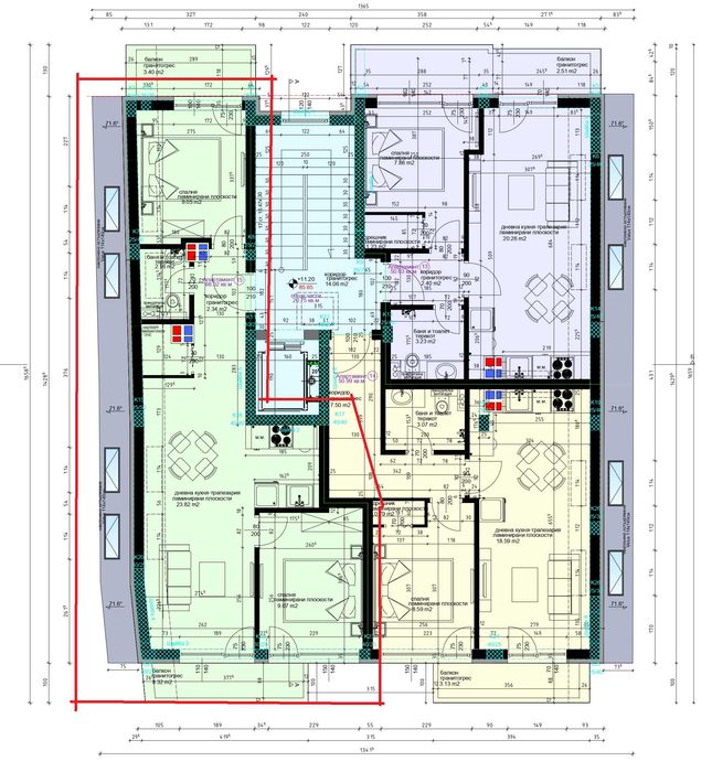 Продава се Тристаен апартамент в Варна, Левски - 78 кв.м за 2033 €/кв.м - Снимка #6
