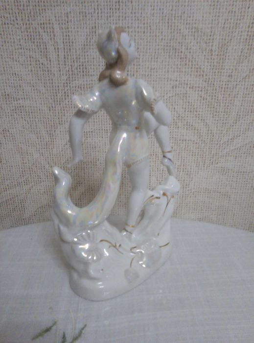 Статуэтка фарфоровая "Балерина - кошечка/лисичка". ДФЗ