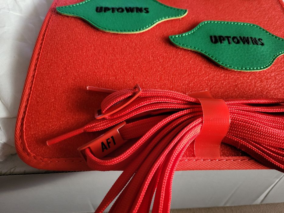 Nike Air Force 1 Low 1/1 Black Chile Red Pine Green уникални