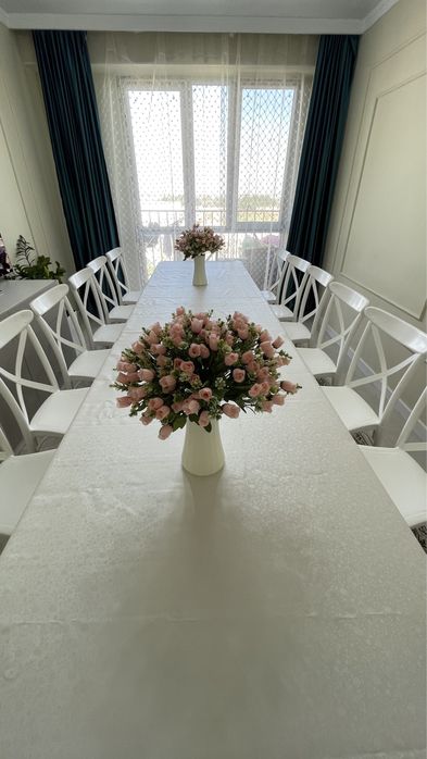 Аренда стол, стулья, посуда